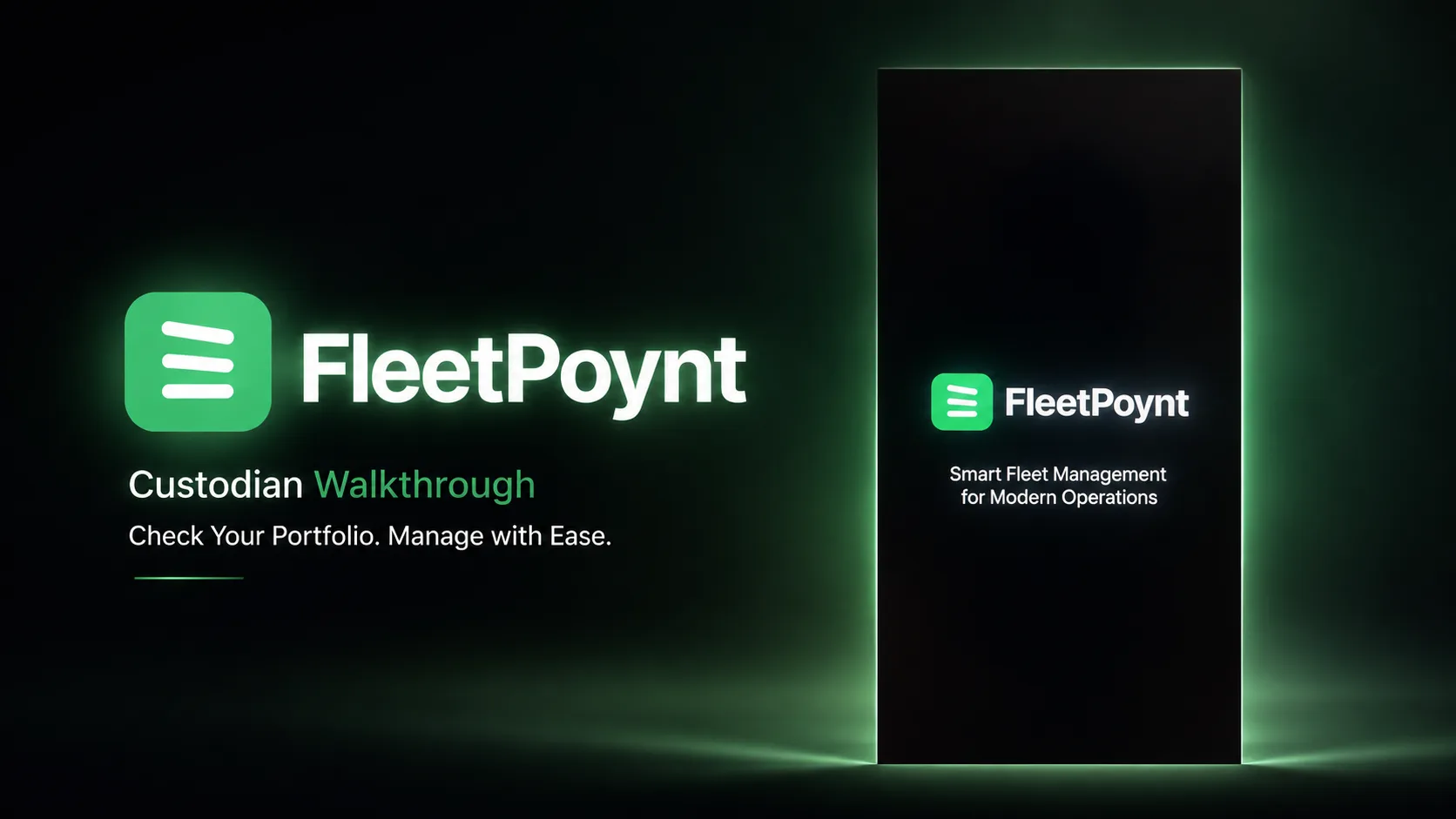 FleetPoynt — Custodian Walkthrough